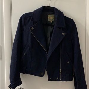 Wearmaster Navy Moto Jacket - XS